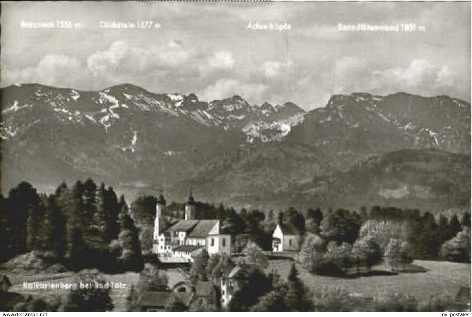 Bad  Toelz Bad Toelz Kalvarienberg ungelaufen ca. 1955
