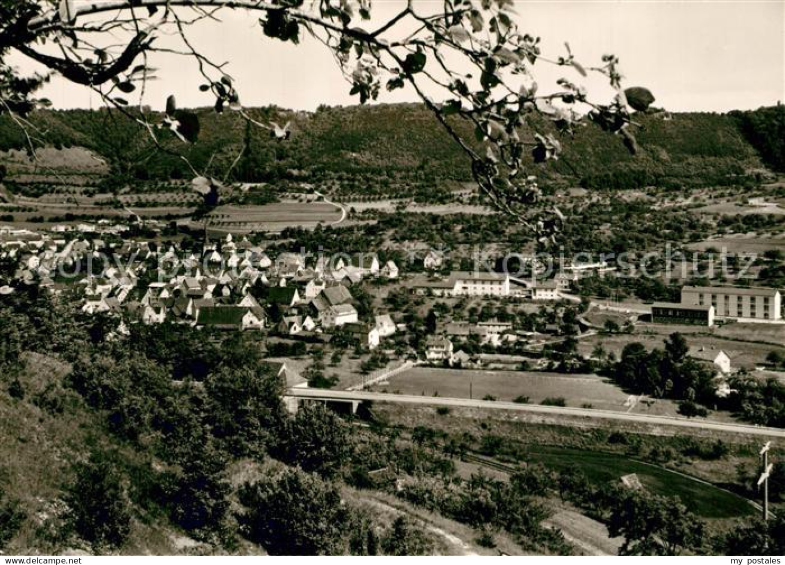 Bad ueberkingen Panorama Blick ins Tal