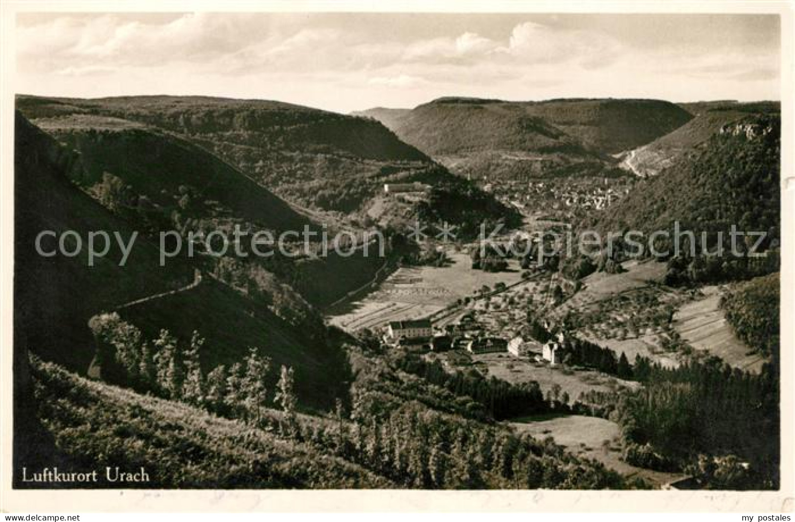 Bad Urach Fliegeraufnahme