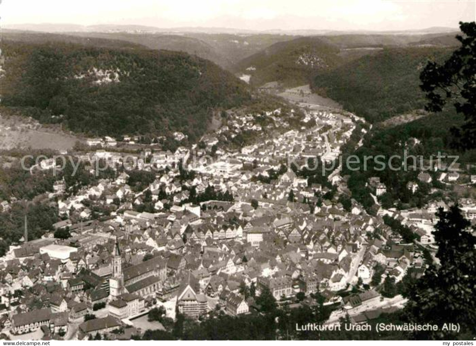 Bad Urach Fliegeraufnahme