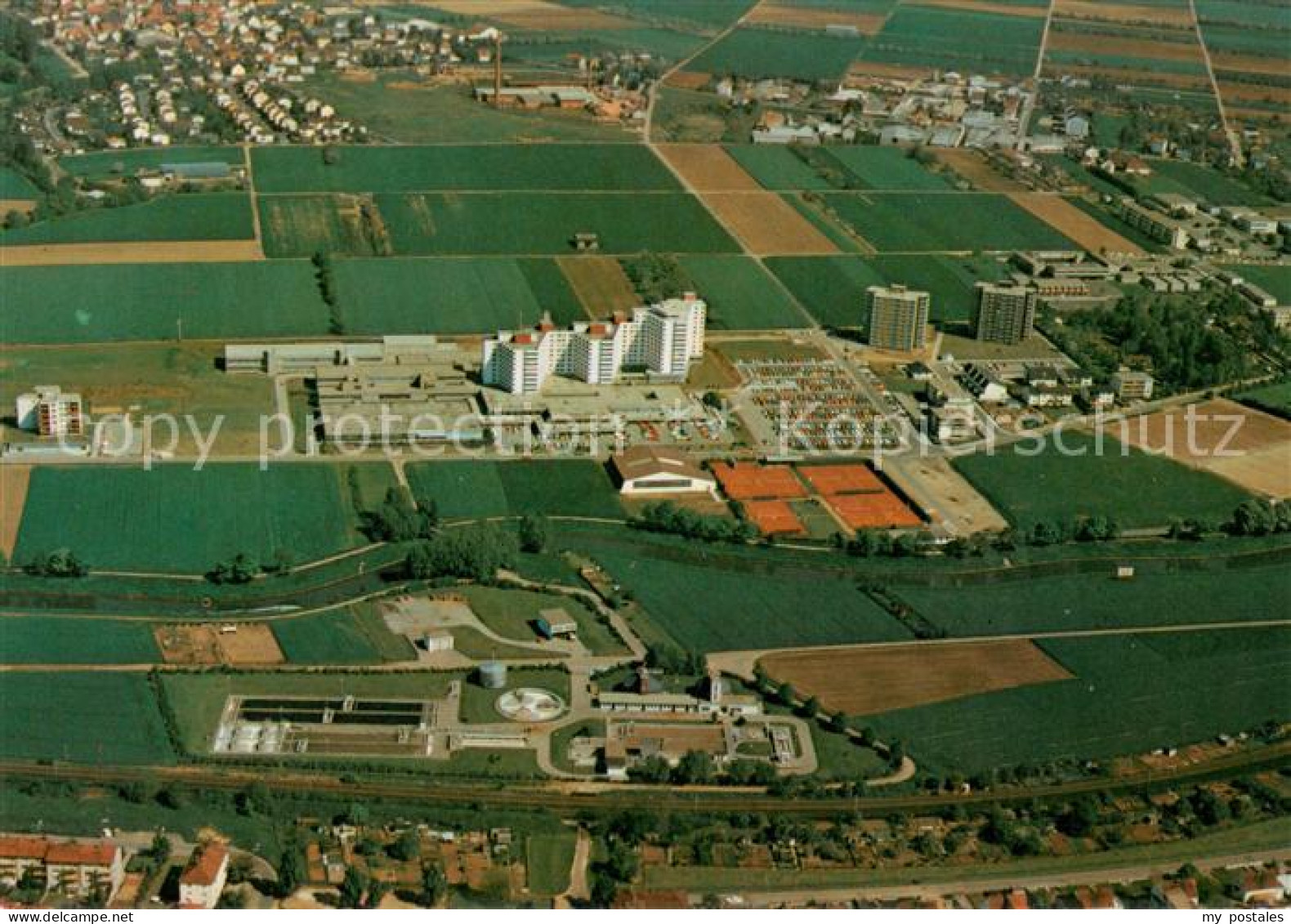 Bad Vilbel Berufsfoerderungswerk Frankfurt a.M. Fliegeraufnahme