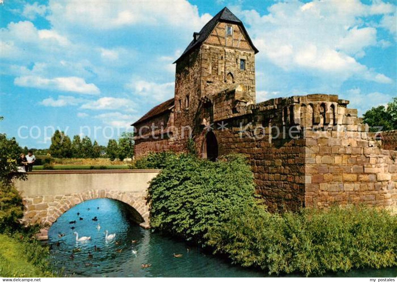 Bad Vilbel Burg Wehrgraben