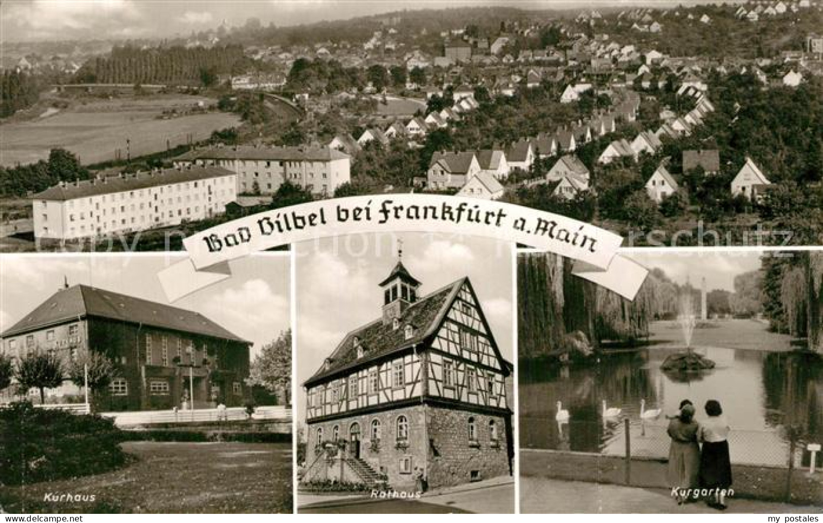 Bad Vilbel Kurhaus Kurgarten Rathaus Panorama