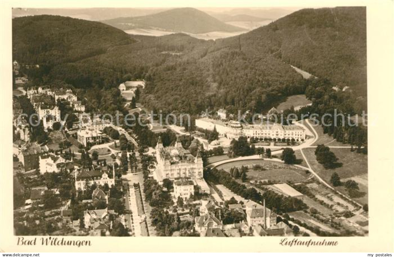 Bad Wildungen Fliegeraufnahme