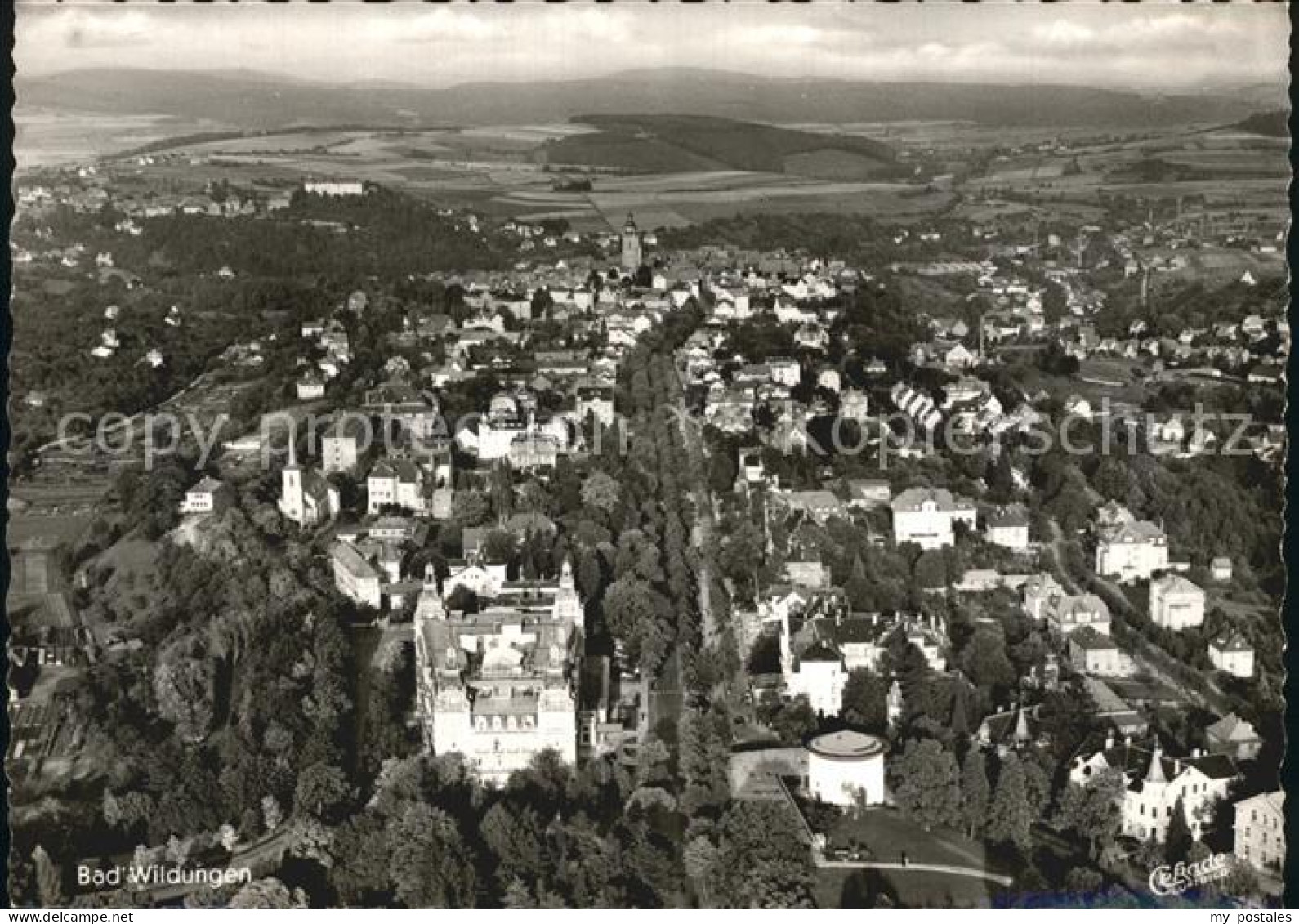 Bad Wildungen Fliegeraufnahme