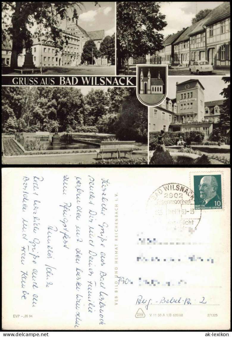 Bad Wilsnack GRUSS AUS BAD WILSNACK (DDR Mehrbildkarte Ortsansichten) 1968