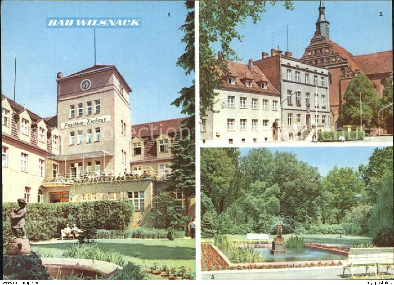 Bad Wilsnack Kurpark Rathaus