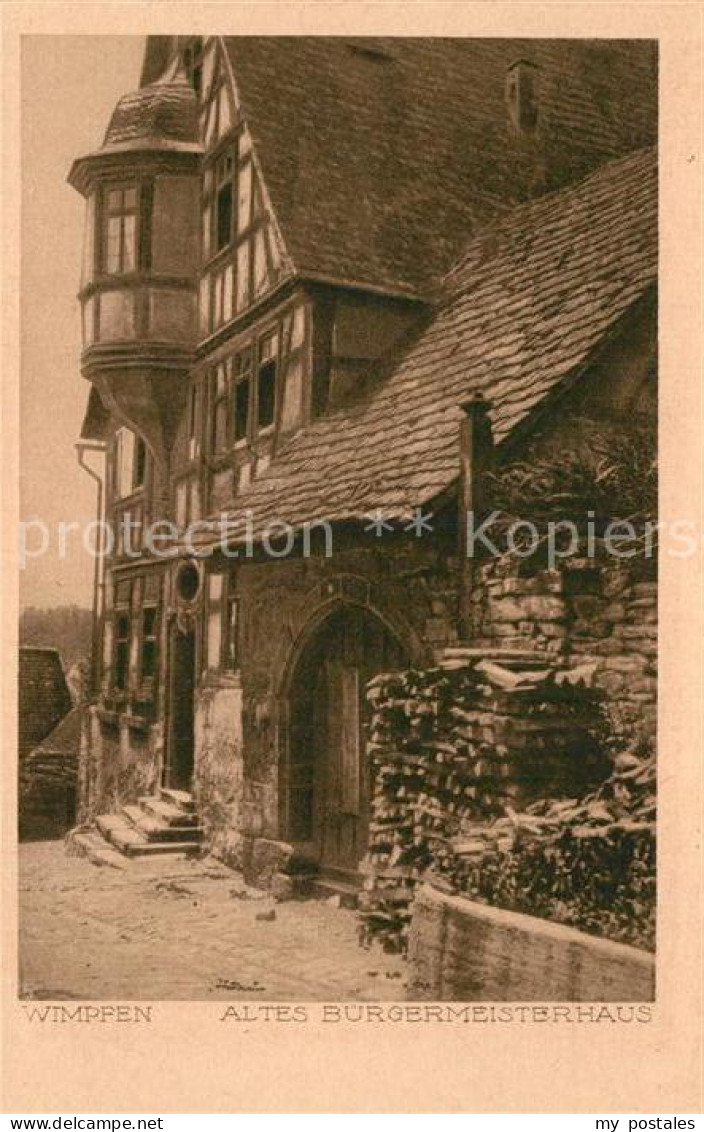 Bad Wimpfen Altes Buergermeisterhaus