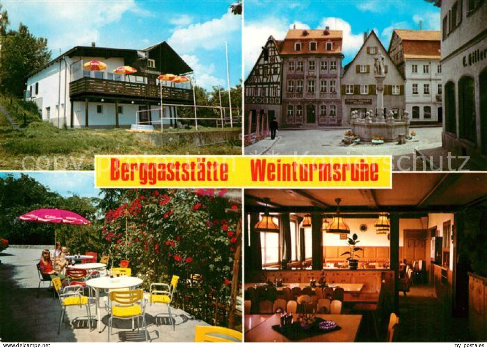 Bad Windsheim Berggaststaette Weinturmsruhe