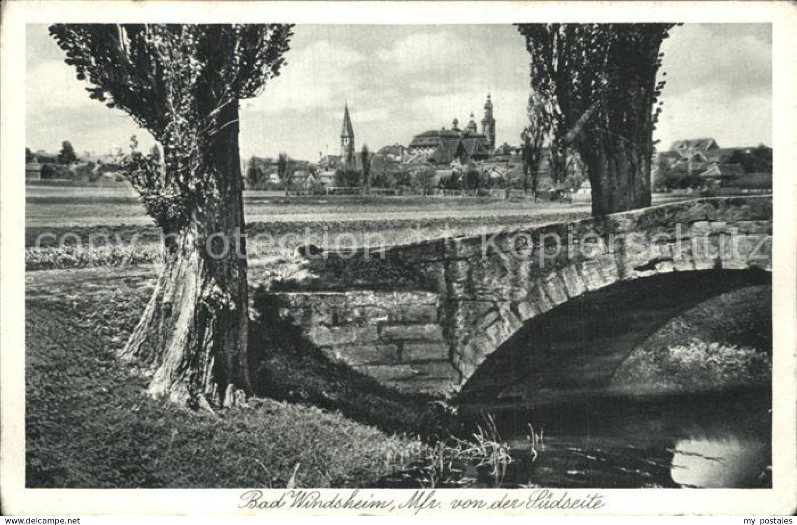 Bad Windsheim Bruecke Kirche