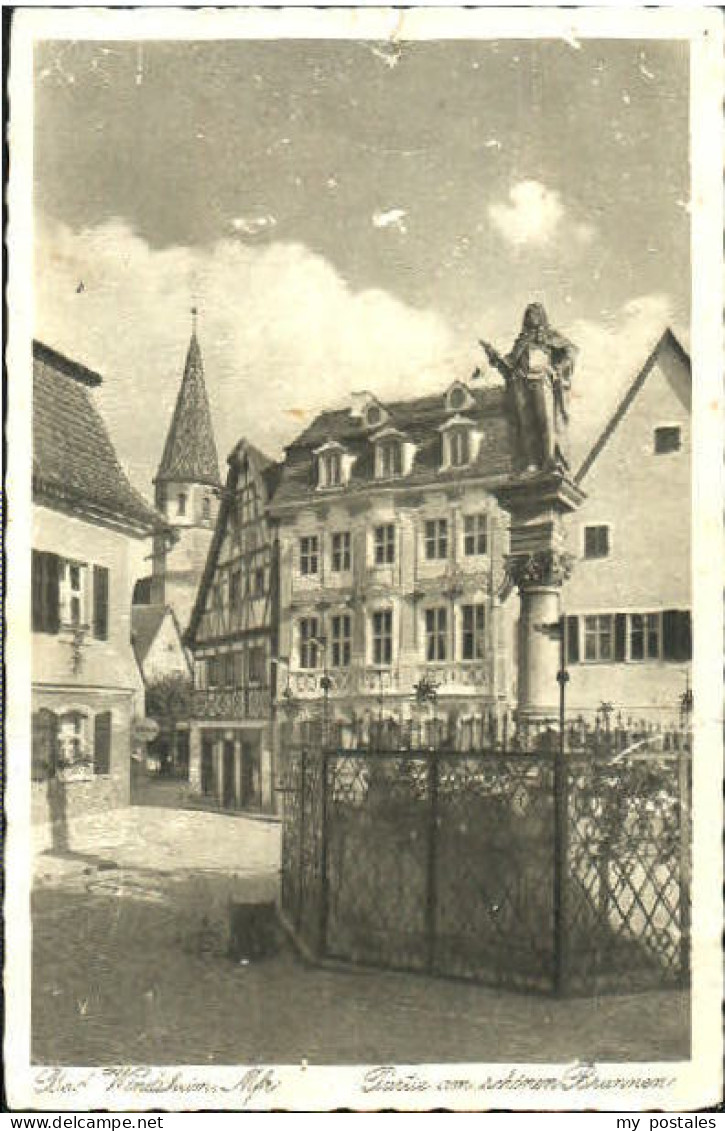 Bad Windsheim Brunnen x 1930