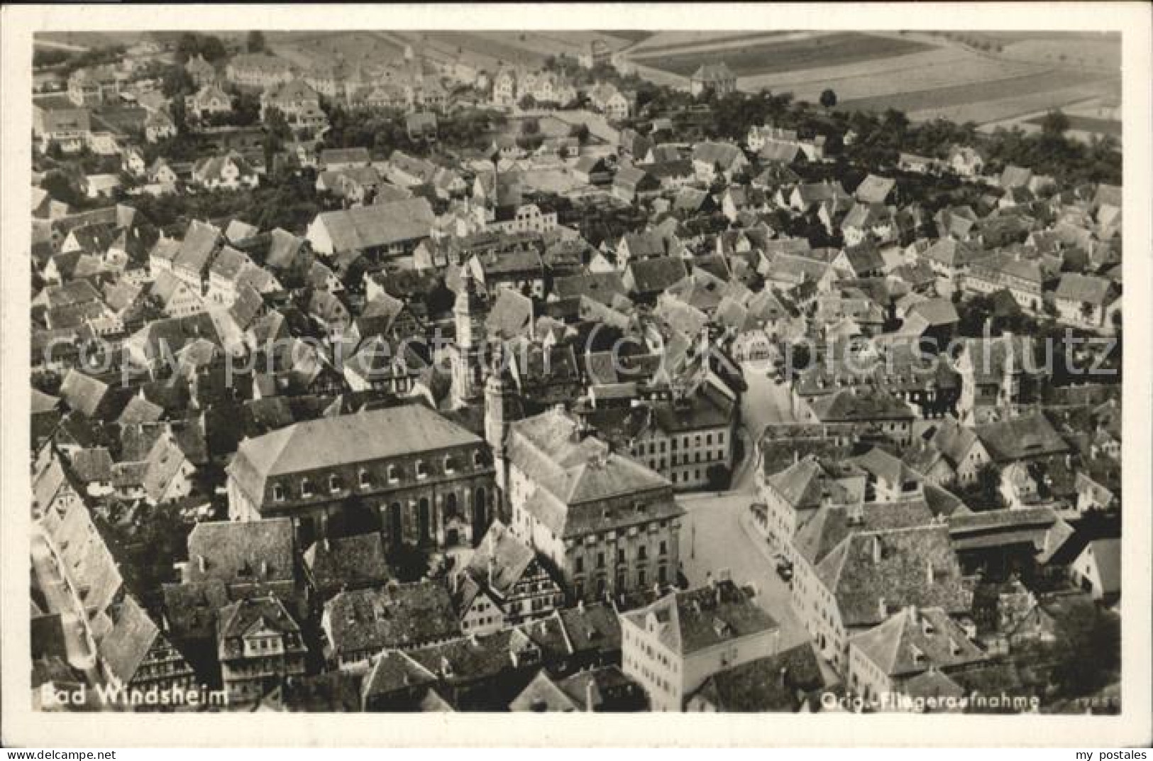 Bad Windsheim Fliegeraufnahme