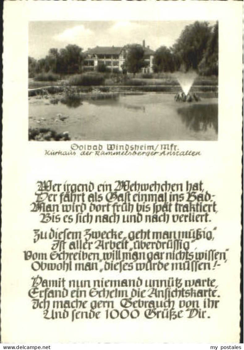 Bad Windsheim Kurhaus Anstalten