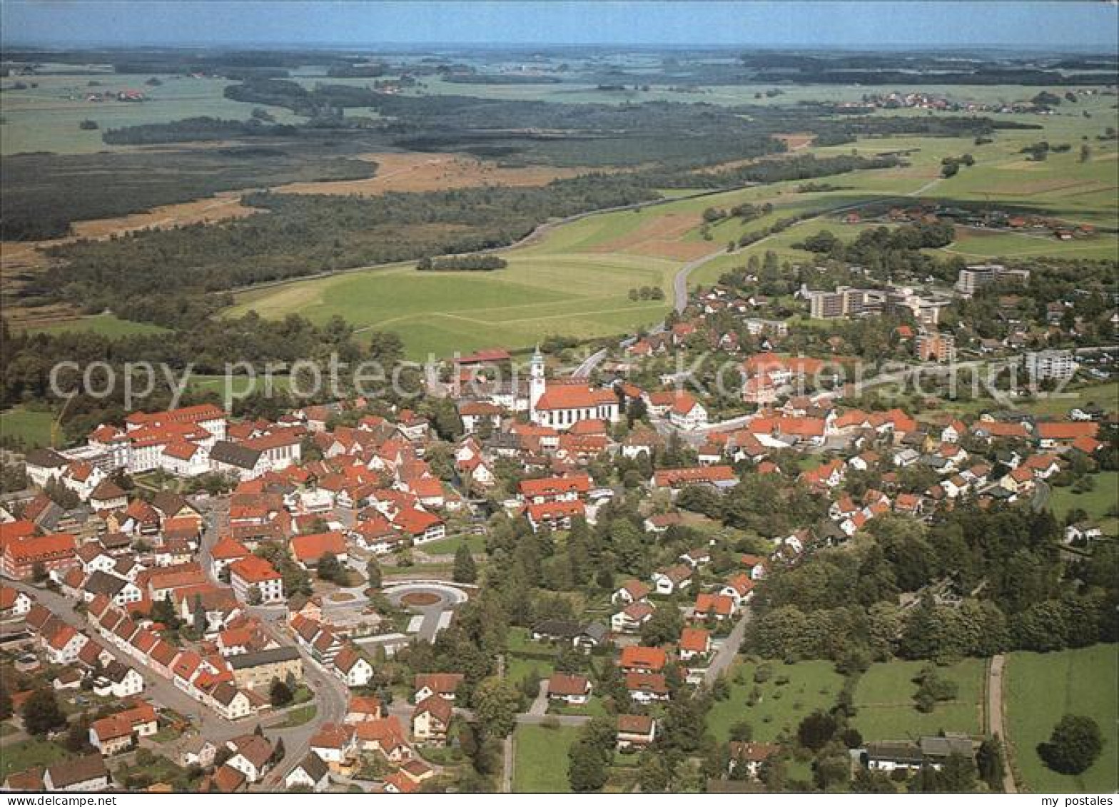 Bad Wurzach Fliegeraufnahme Moorheilbad