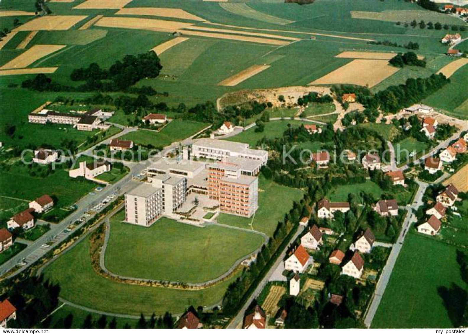 Bad Wurzach Rheumasanatorium Fliegeraufnahme