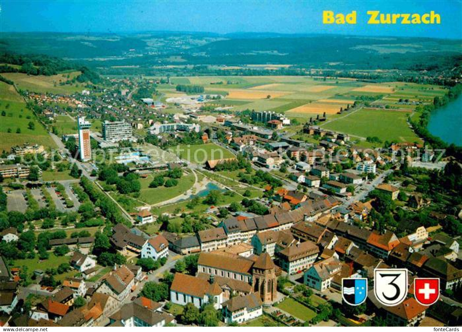 Bad Zurzach Fliegeraufnahme