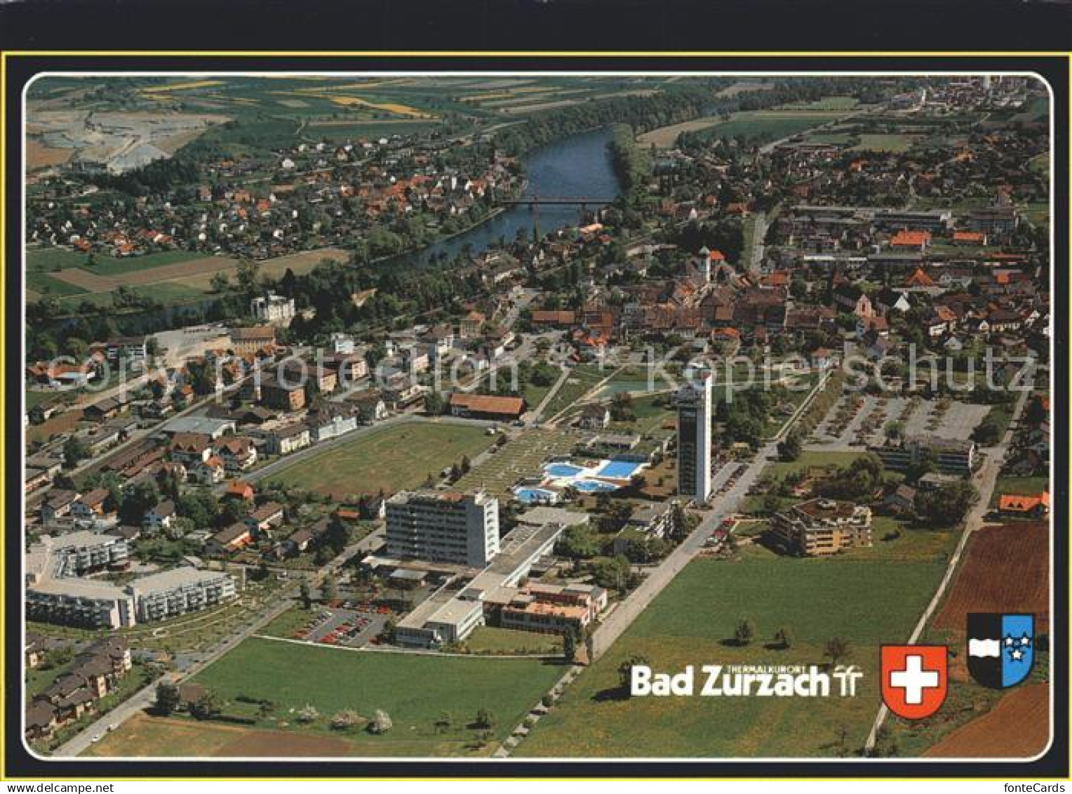 Bad Zurzach Fliegeraufnahme