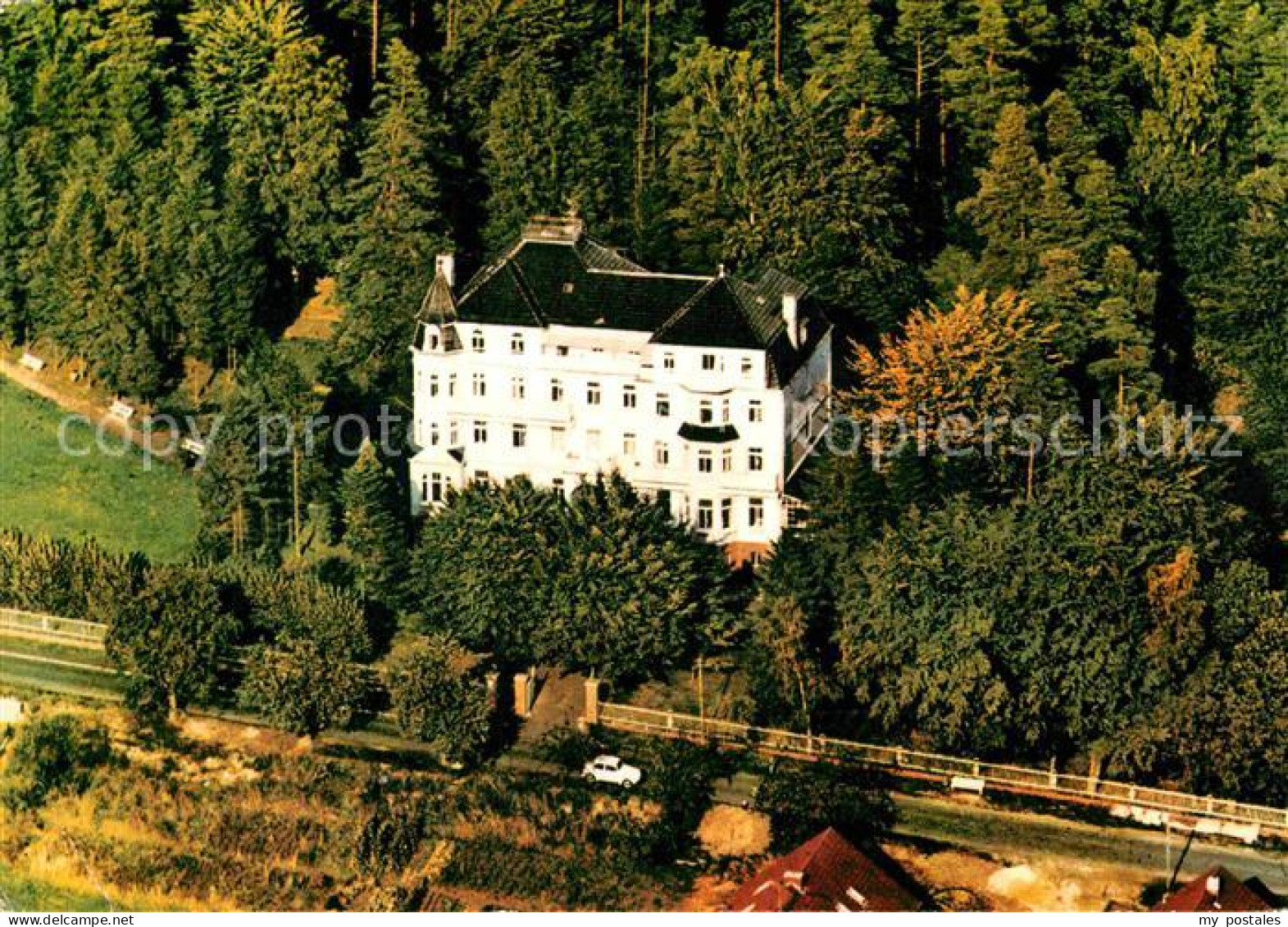 Bad Zwesten Kurheim Haus Ebersberg Fliegeraufnahme