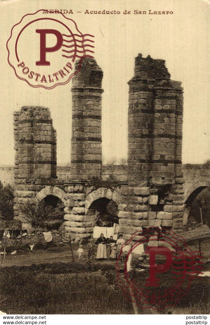 BADAJOZ. MERIDA. ACUEDUCTO DE SAN LAZARO.