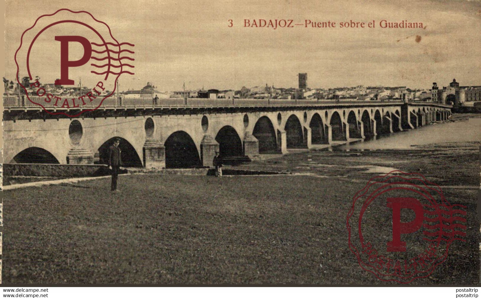BADAJOZ. PUENTE SOBRE EL GUADIANA.