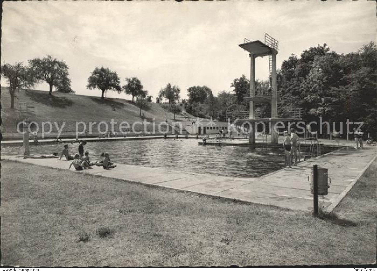 Baden AG Terrassen Schwimmbad