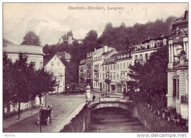 BADEN-BADEN ALLEMAGNE Langestr