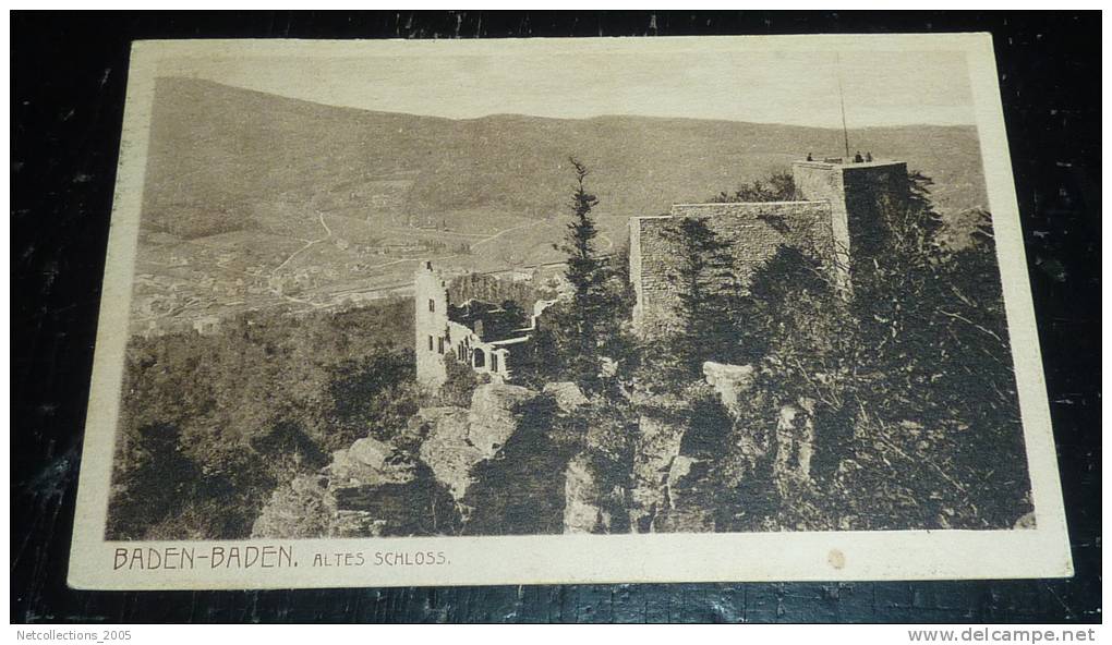 BADEN-BADEN ALTES SCHLOSS - ALLEMAGNE