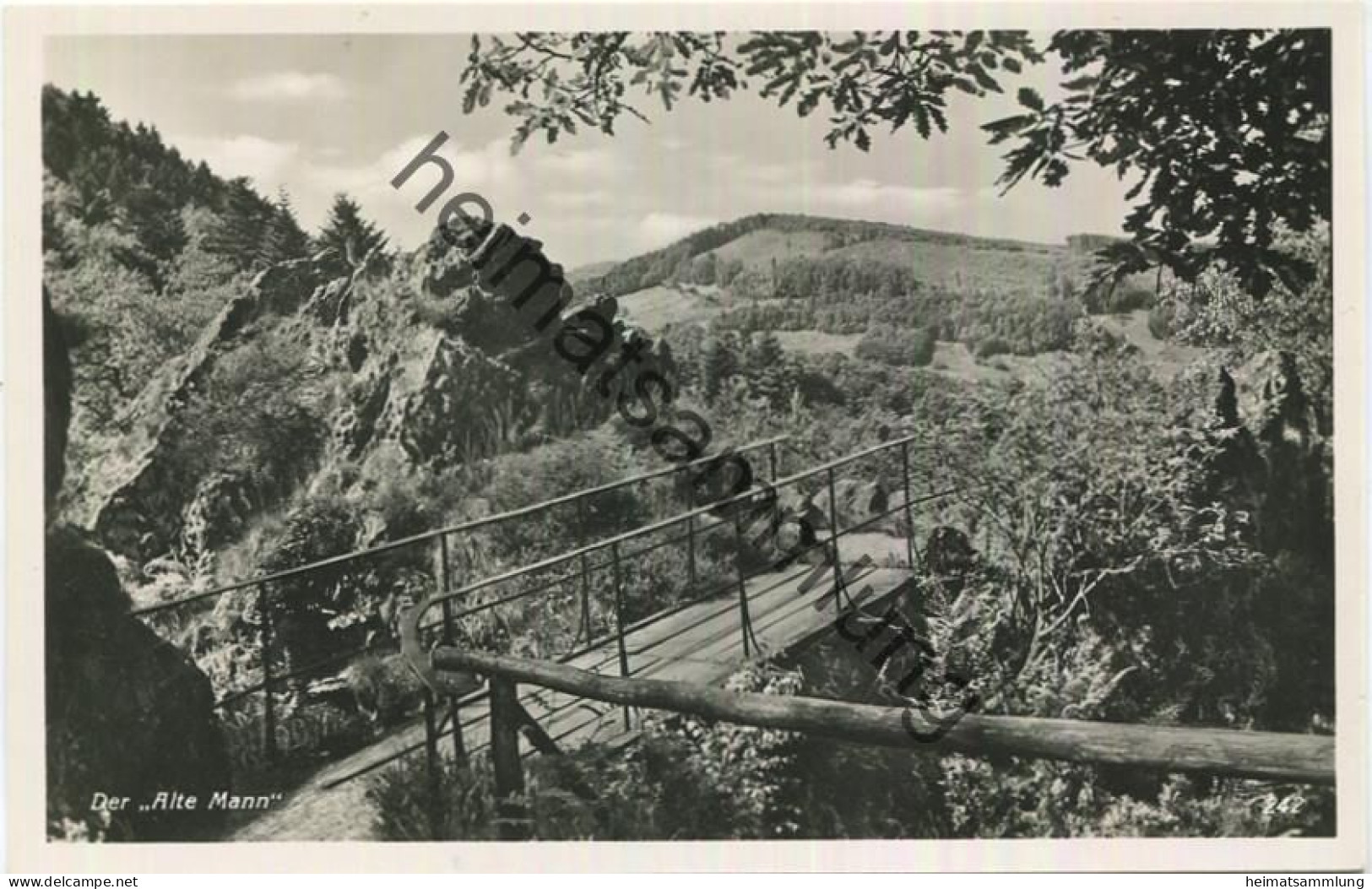 Badenweiler - Der "Alte Mann" - Verlag P. Haarstick Badenweiler