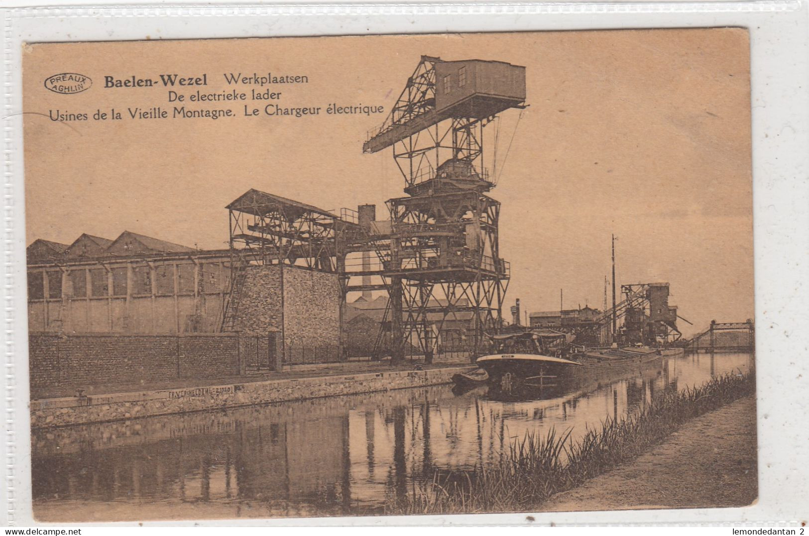 Baelen-Wezel. Werkplaatsen. De electrieke lader. *
