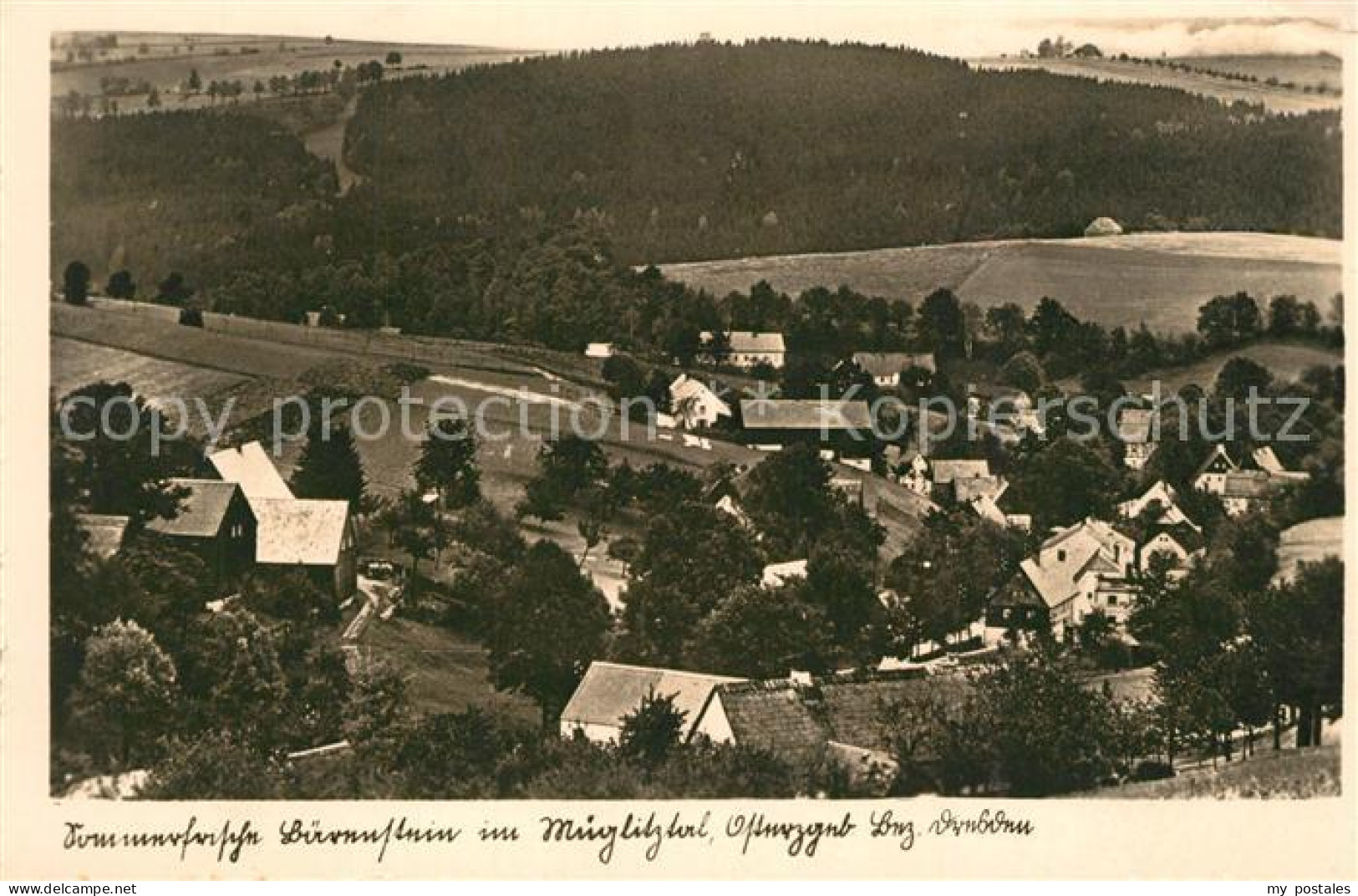 Baerenstein Altenberg Panorama
