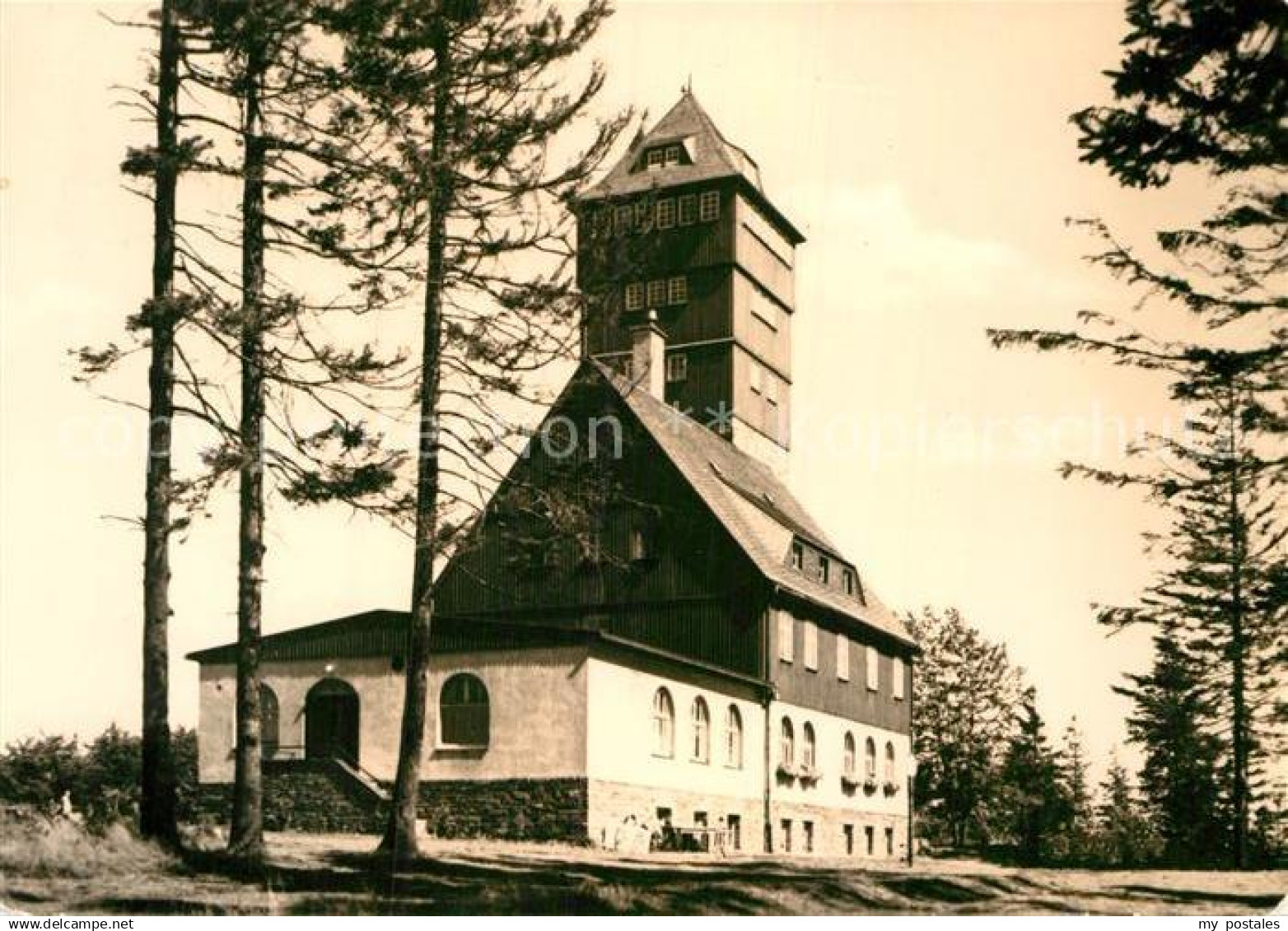 Baerenstein Annaberg-Buchholz Berghaus auf dem Baerenstein