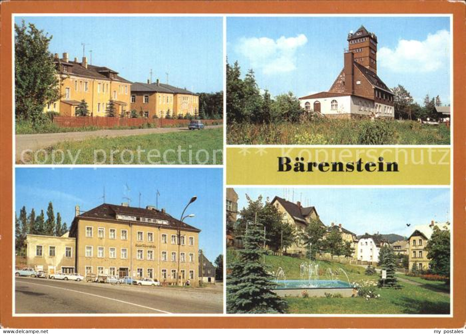 Baerenstein Annaberg-Buchholz Ferienheim des VEB Grimma HOG Berghotel Baerenstei