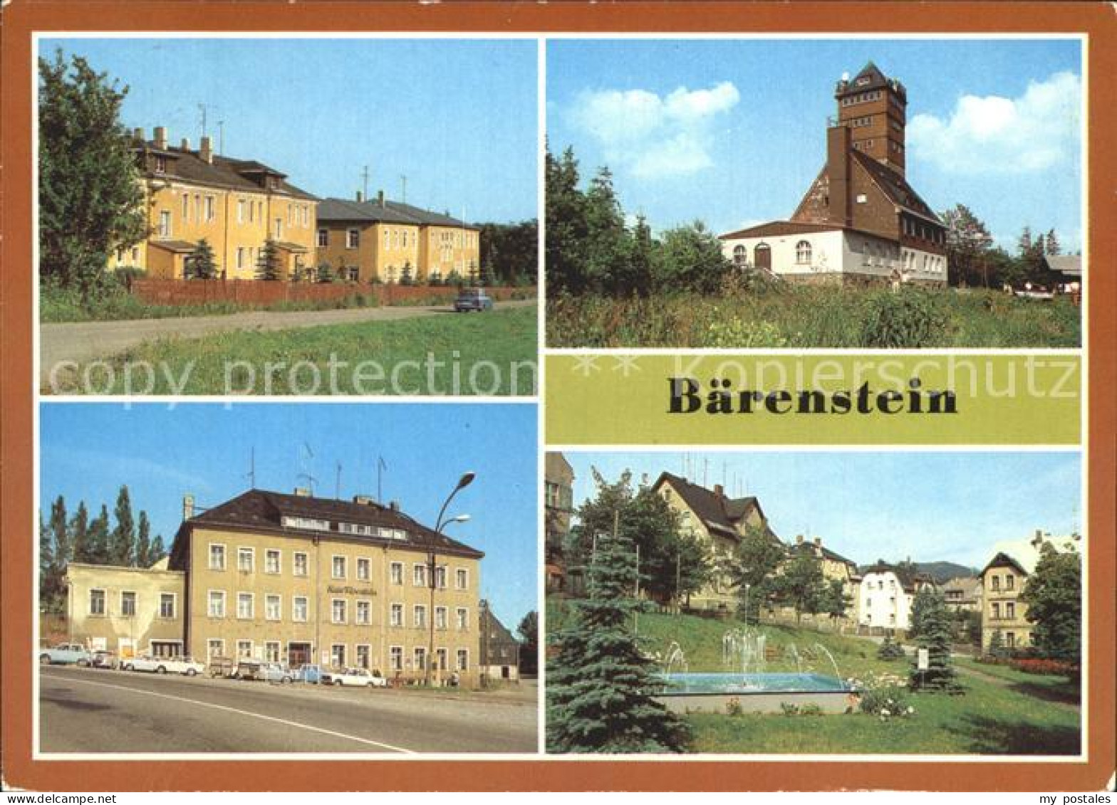 Baerenstein Annaberg-Buchholz HO Gaststaette Baerenstein FDGB Vertragshaus