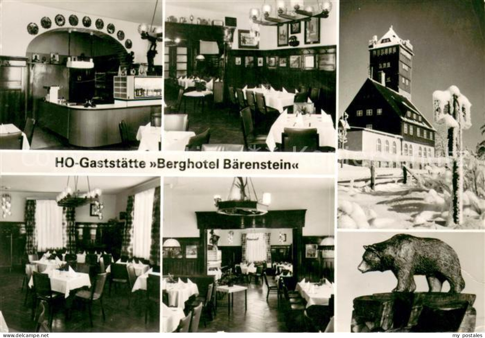 Baerenstein Annaberg-Buchholz HO Gaststaette Berghotel Baerenstein