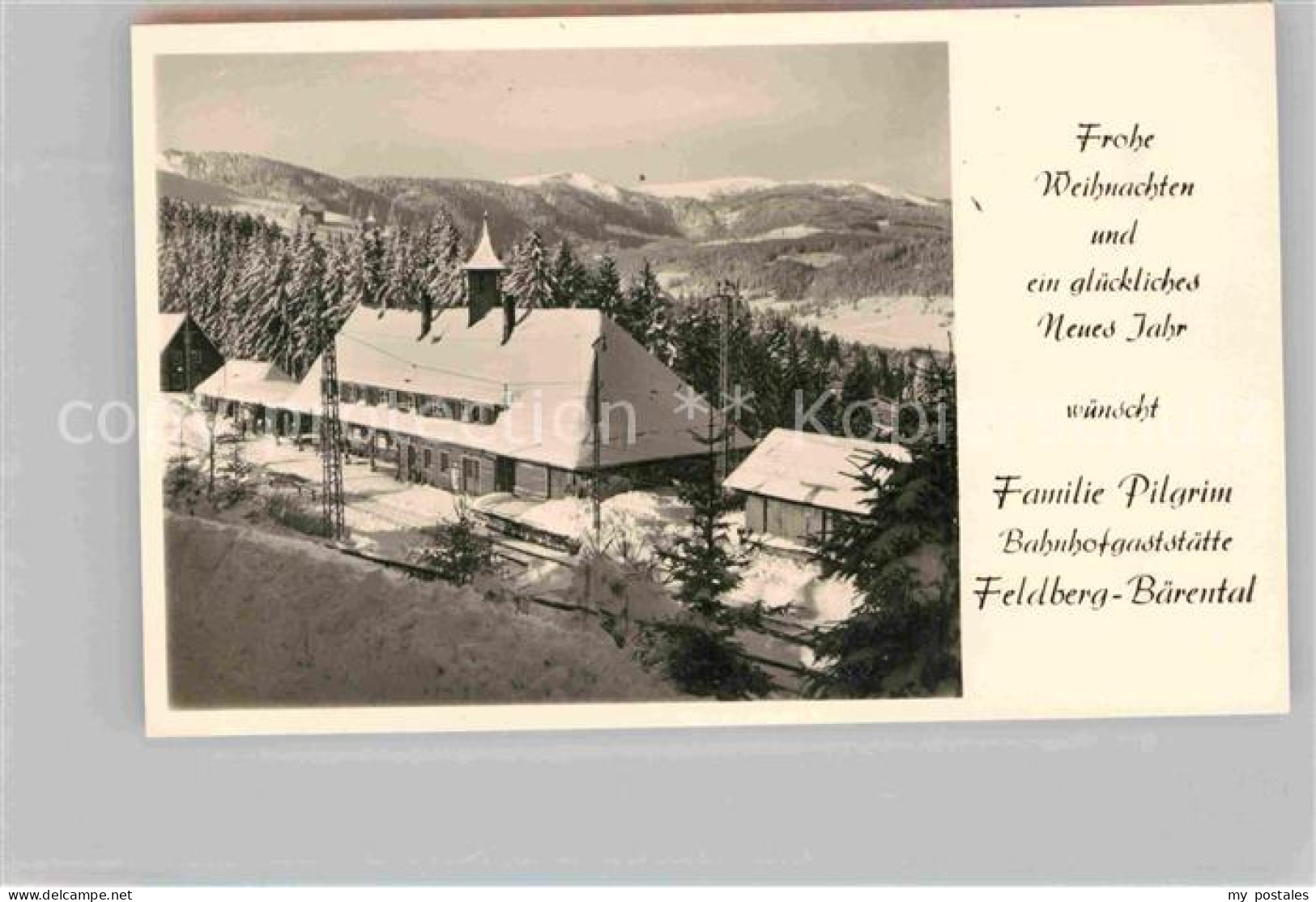 Baerental Feldberg Bahnhof Gaststaette Feldberg Baerental