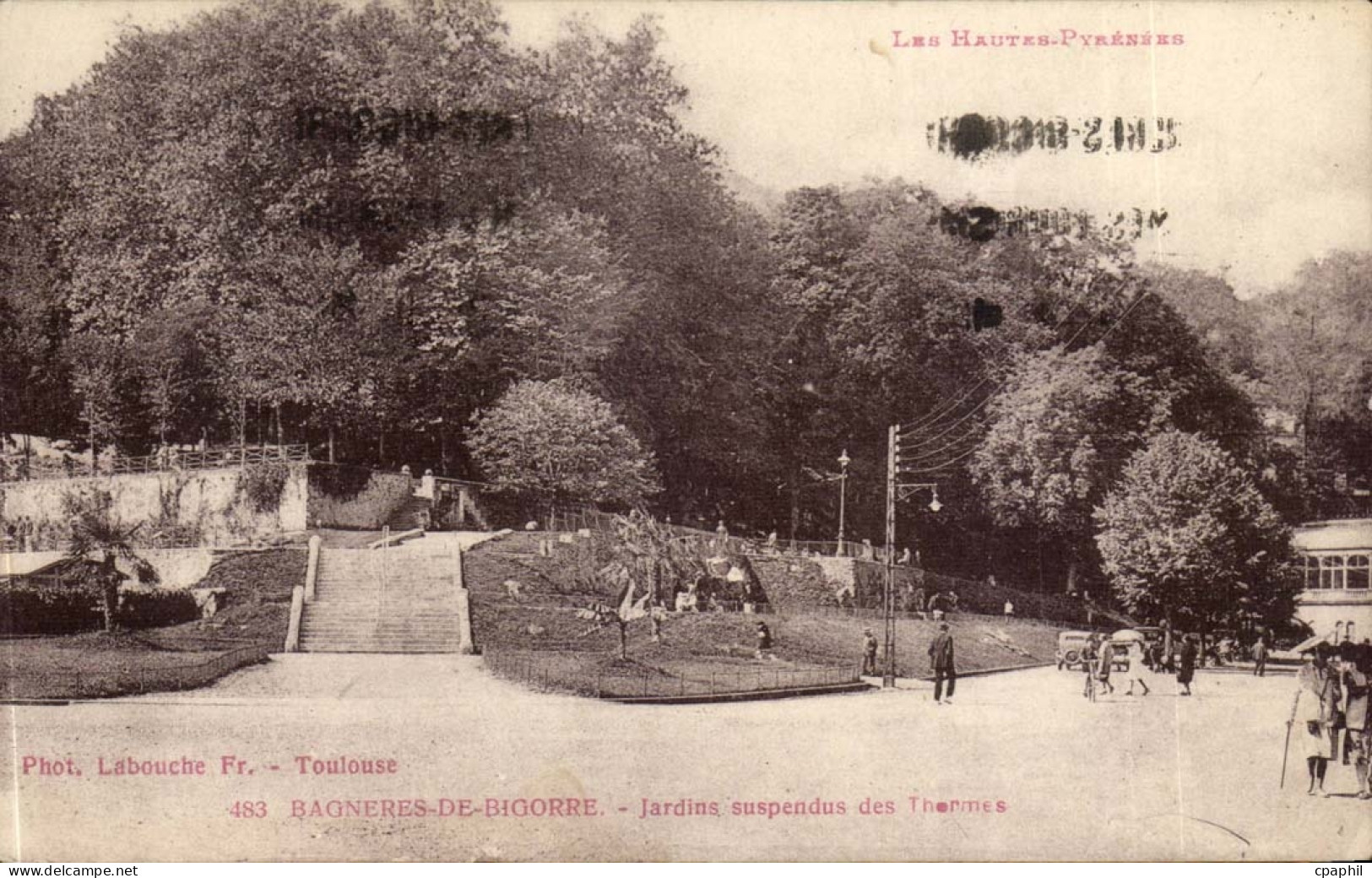 Bagneres de Bigorre - Jardins Suspendus CPA