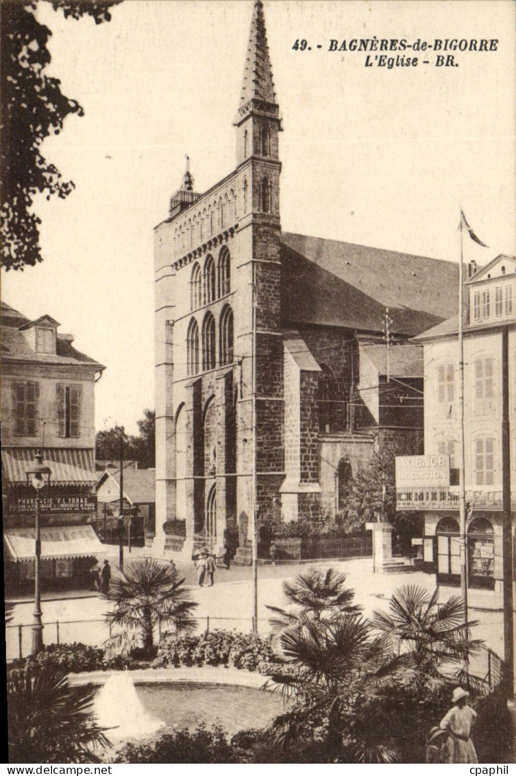 Bagneres de Bigorre - L'Eglise - CPA