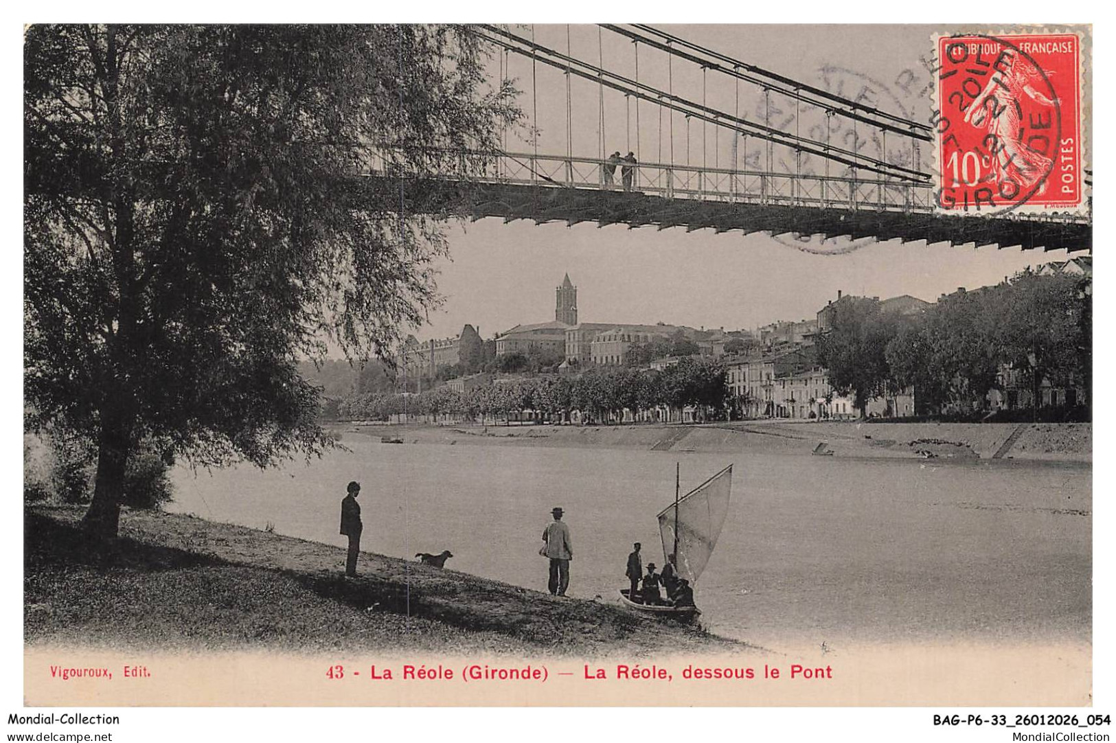 BAGP6-0621-33 - LA REOLE - La réole - Dessous le pont