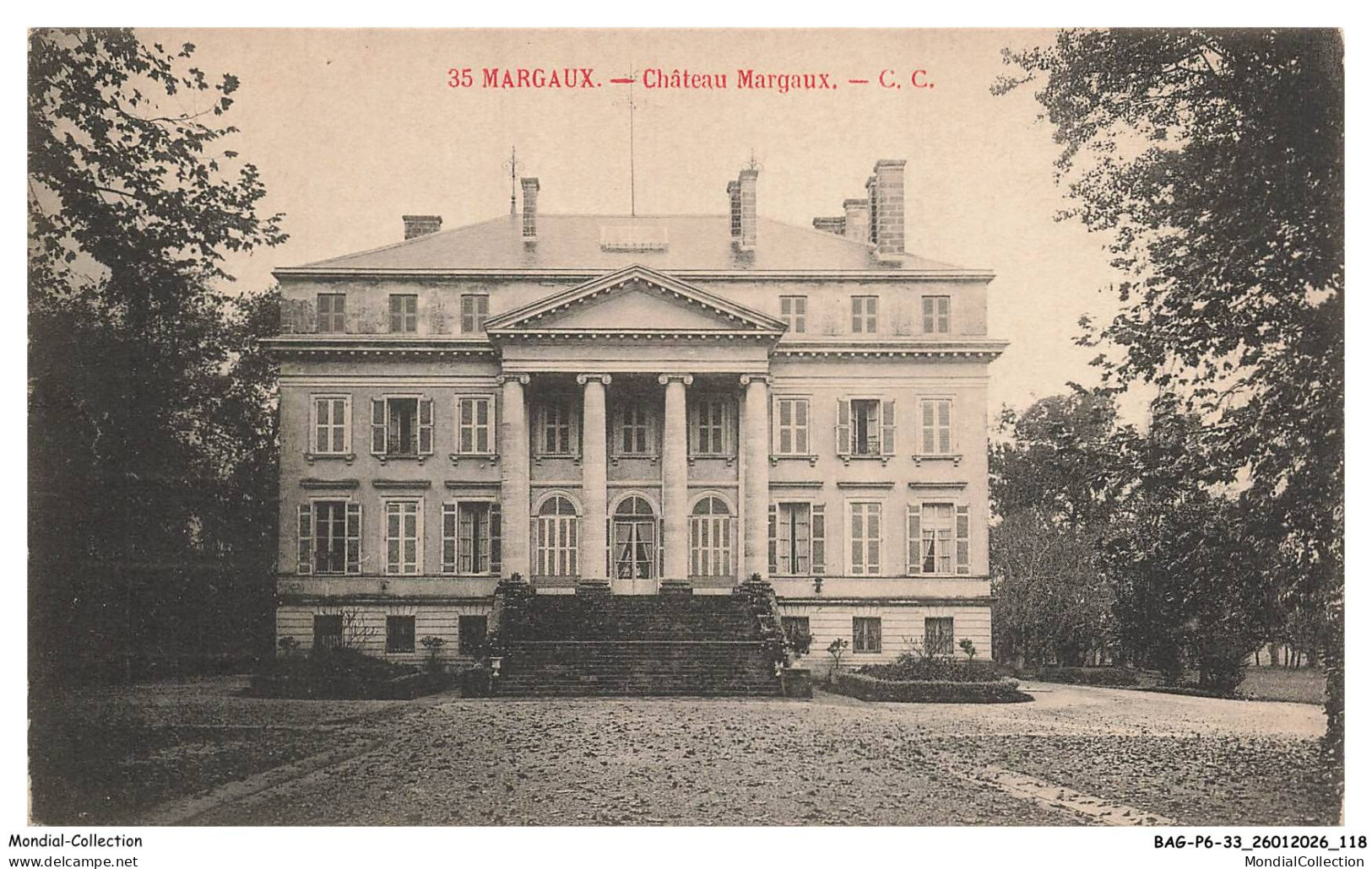 BAGP6-0653-33 - MARGAUX - Chateau margaux