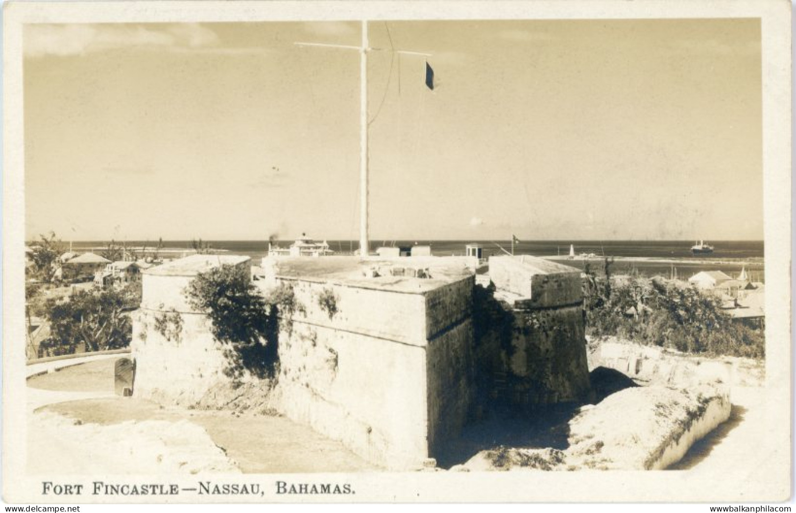 Bahamas Fort Fincastle photocard