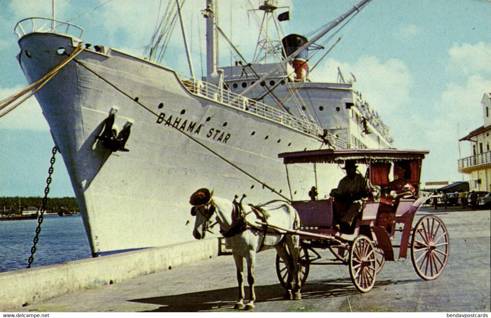 bahamas, NASSAU, Eastern Steamship Lines Steamer Bahama Star (1966) Postcard