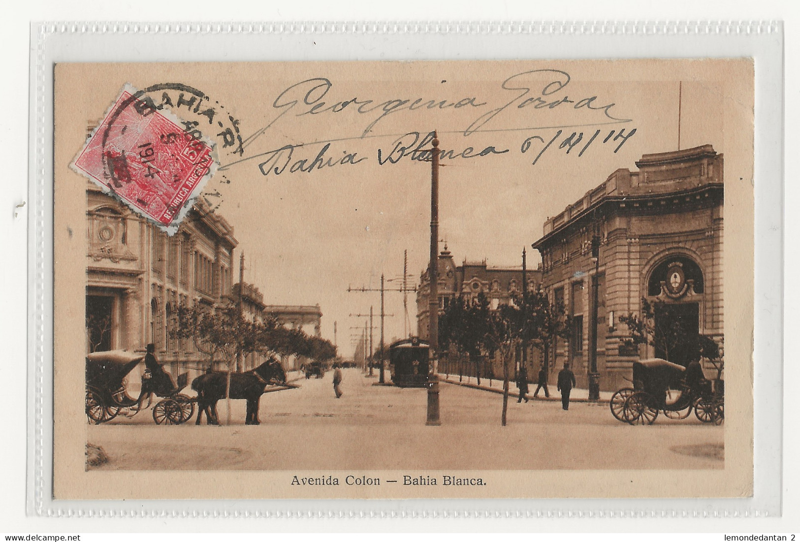 Bahia Blanca. Avenida Colon. *