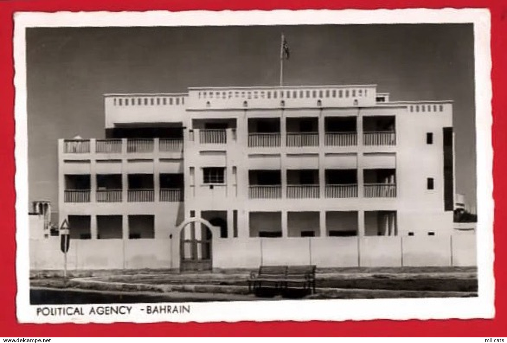 BAHREIN     POLITCAL AGENCY  RP + STAMP OVERPRINT