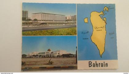 D166620 BAHRAIN  - Map - Govt. Building - New Palace - Prod. Manama Stationery - Kuwait