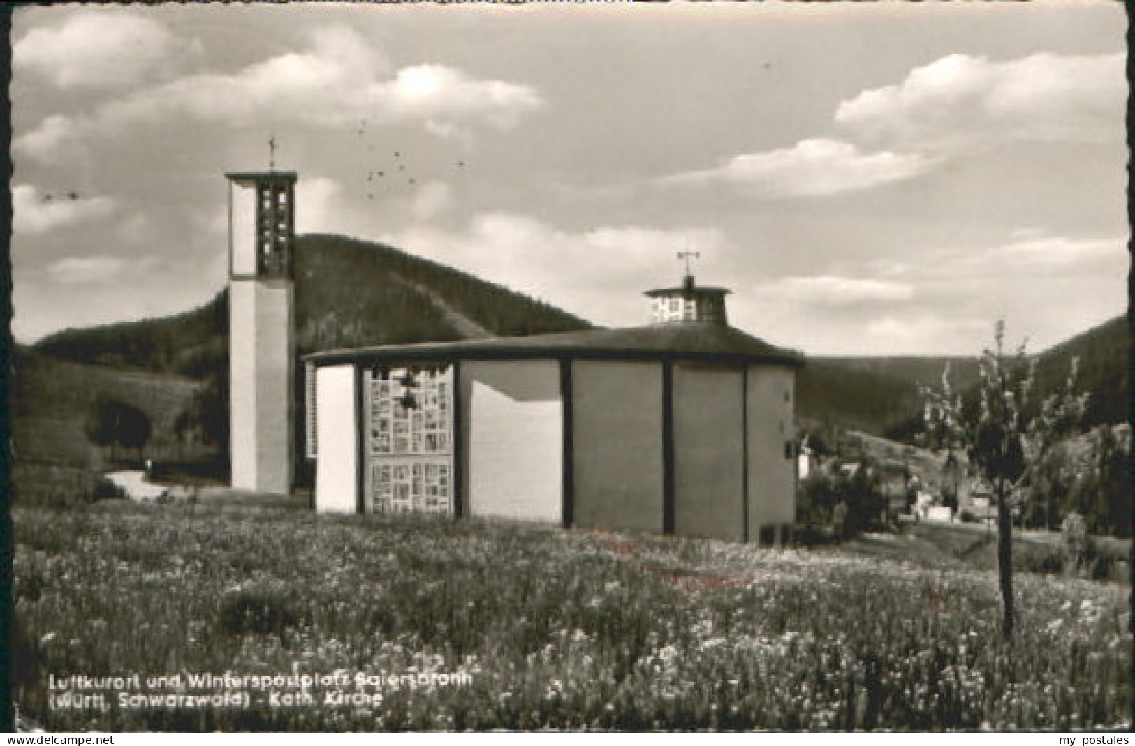 Baiersbronn Schwarzwald Baiersbronn Kirche x 1960