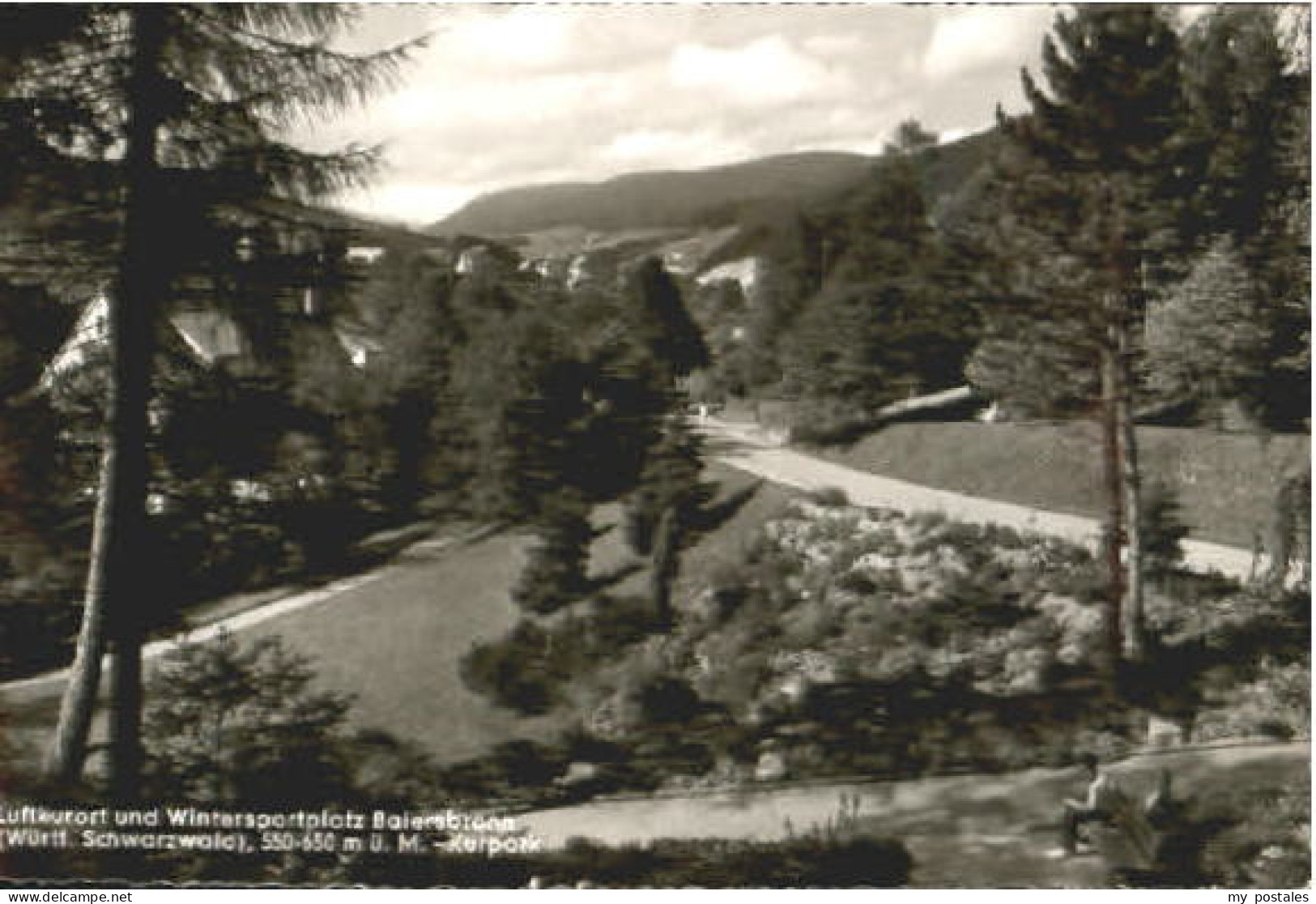 Baiersbronn Schwarzwald Baiersbronn Kurpark x 1961