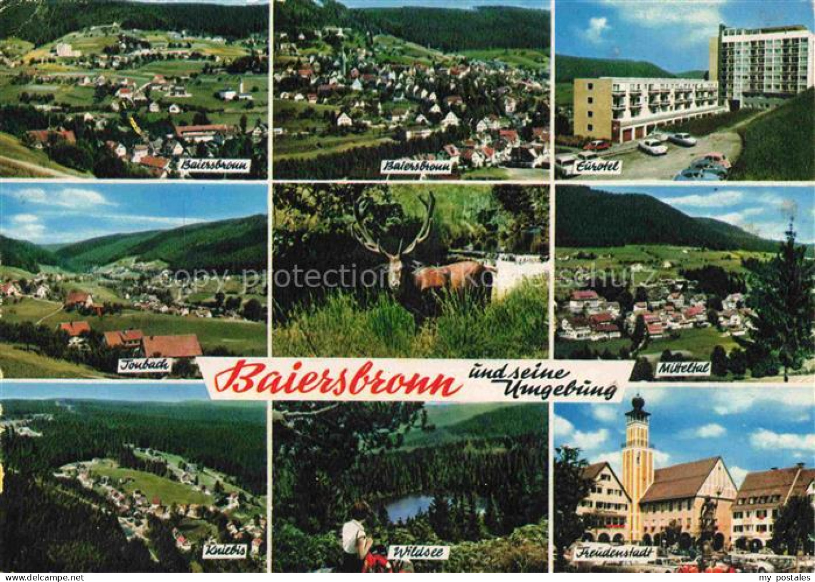 Baiersbronn Schwarzwald Panorama Baiersbronn Eurotel Tonbach Hirsch Mitteltal Kn