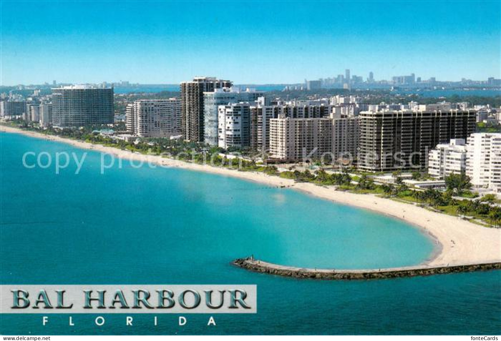 Bal Harbour Miami Beach Fliegeraufnahme North End of Miami Beach