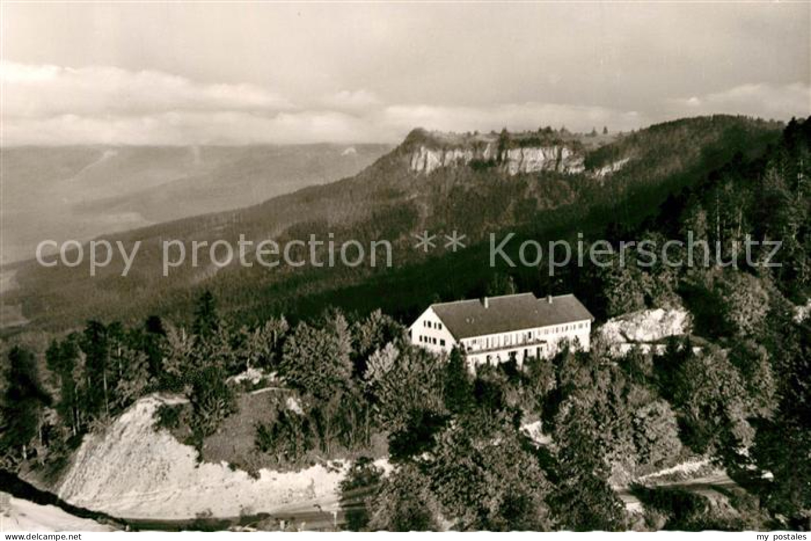 Balingen Berghotel Lochen Fliegeraufnahme