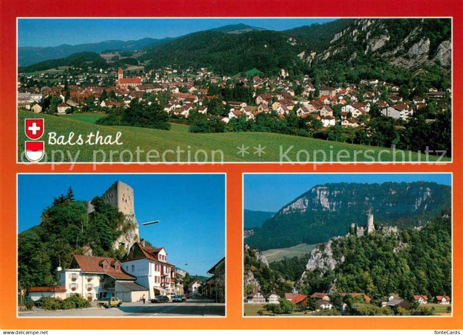 Balsthal Panorama Burgturm Burgruine
